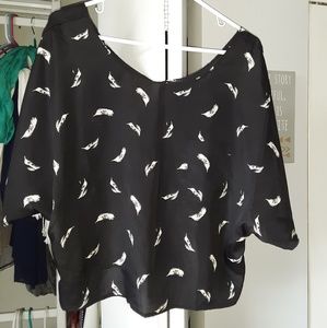 Flowy short sleeve shirt